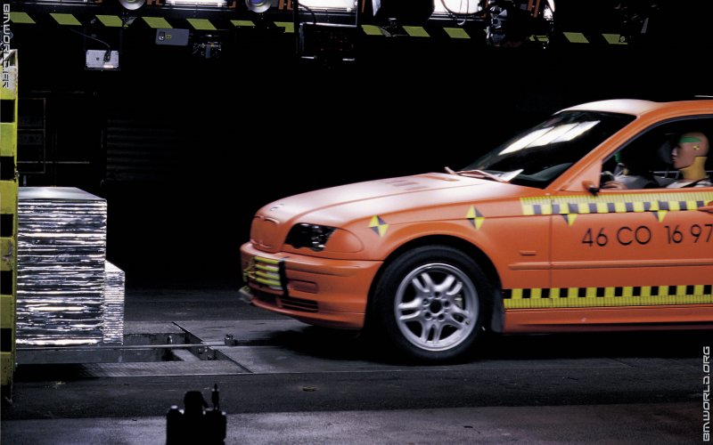 Crash test bmw e46 #7